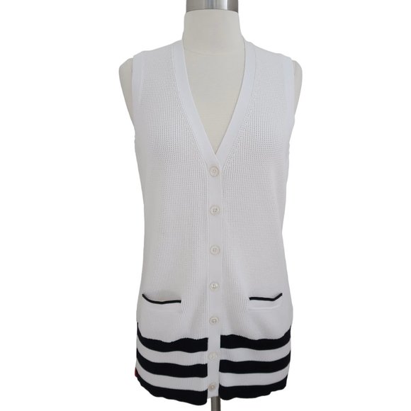Brooks Brothers BLACK FLEECE Thom Browne Cotton knit sweater vest BB3